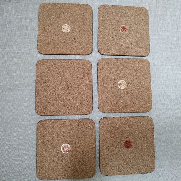 Pimpernel Traditional Drink Coasters Set of 6 Classic Famous British Golf Clubs - Picture 3 of 8